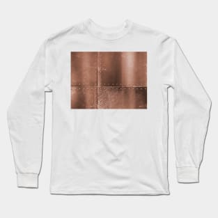 Solid Metal- Rose Gold Long Sleeve T-Shirt